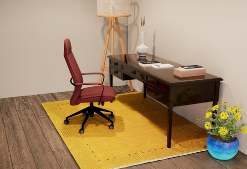 Tappeto area giallo 5x8 - area,